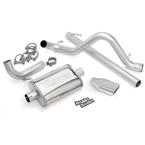 Jeep Wrangler Performance Exhaust - Banks Power - Monster Exhaust System - Chrome Tip - `07-`11